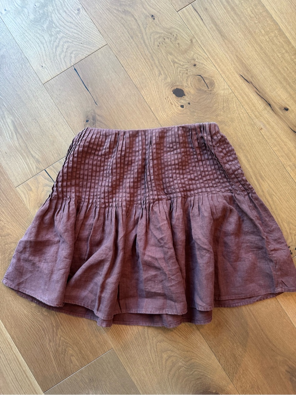 Bella Dahl Brown Mini Skirt - Picture 2 of 4